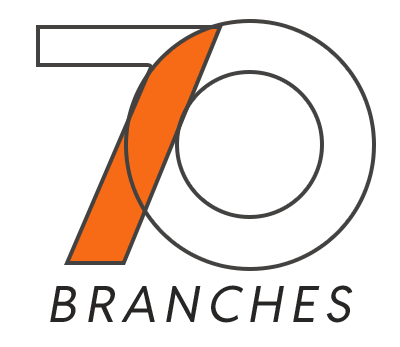 70 BRANCHAS